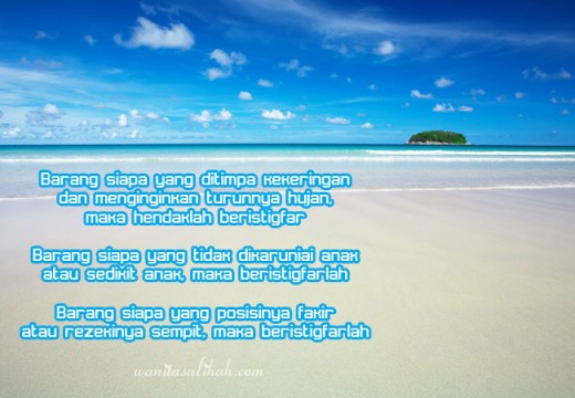 Hilangkan Kesulitan Hidup dengan Istigfar
